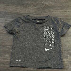 Nike Kids Charcoal Dri-FIT Tee